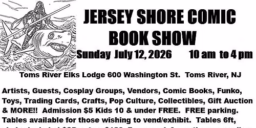 The Jersey Shore Summer Comic Book Show