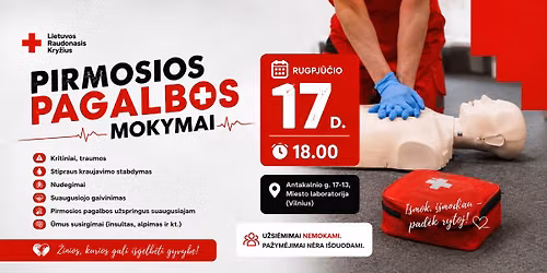 Pirmosios pagalbos mokymai 