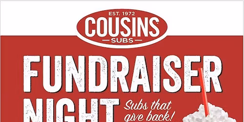 Cousins Subs Fundraising Night