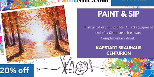 Paint Nite with Sarah - Kapstadt Brauhaus Family Event 