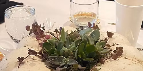 Pumpkin Succulent Centerpiece 
