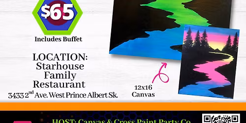 Black Light Paint Night & Buffet