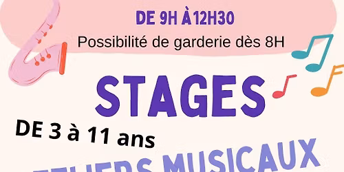 Stage ateliers musicaux