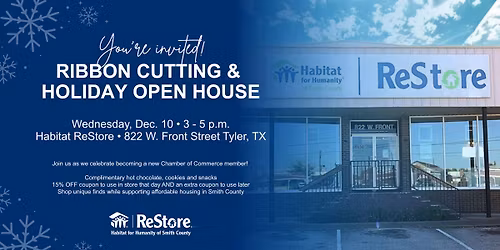 ReStore Ribbon Cutting & Holiday Open House 