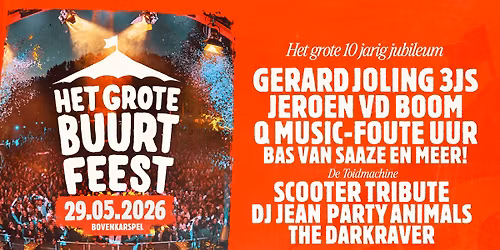 Het Grote Buurtfeest - 10 jarig jubileum 