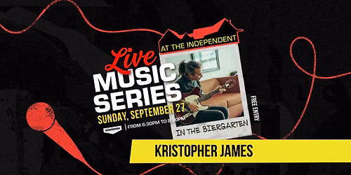 Sunday Live Music Series: Kristopher James
