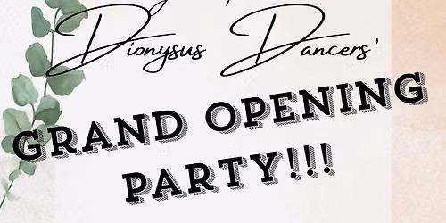 Studio Grand Opening Party