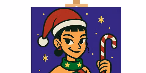 K-Pop Demon Hunters Christmas Inspired Paint \u2019n Sip (Zoey)