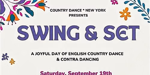 SWING and SET Double English and Contra Dance