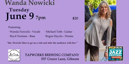 Wanda Nowicki Live at Tapworks