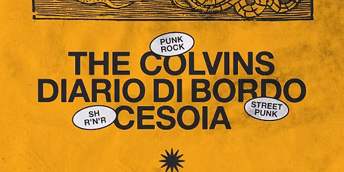 The Colvins \u2022 Diario Di Bordo \u2022 Cesoia \u2605 Live \u26b2 Circolo Hex