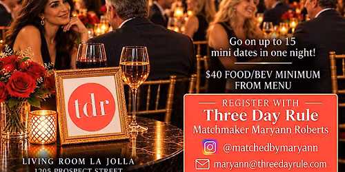 Singles Speed Dating Ages 45-65