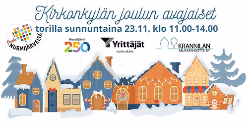 Nurmij\u00e4rven Kirkonkyl\u00e4n Joulun Avaus - toritapahtuma