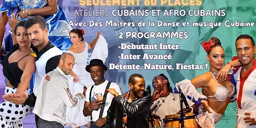 Week end Salsa Afro en Bourgogne avec artistes internationaux 10-14 juillet 2026