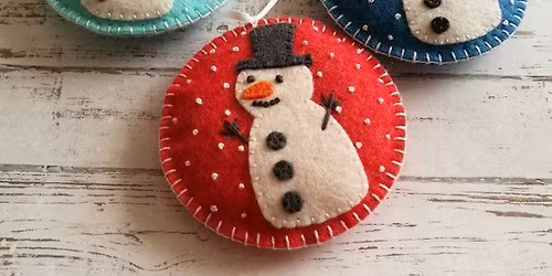Teen\u2019s Holiday Ornament Sewing
