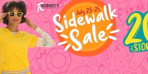 Robert's Medical Uniforms Annual Sidewalk Sale