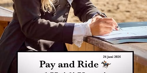Pay and Ride - valfritt program!