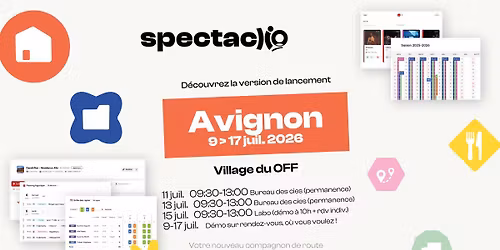 D\u00e9couvrez Spectaclio \u00e0 Avignon