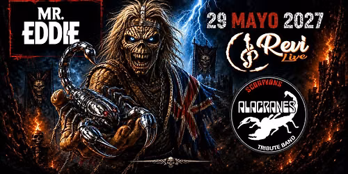 Concierto Alacranes + Mr. Eddie (tributo a Scorpions + Iron Maiden)