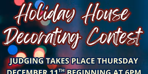 SRD Annual Holiday House Decorating Contest