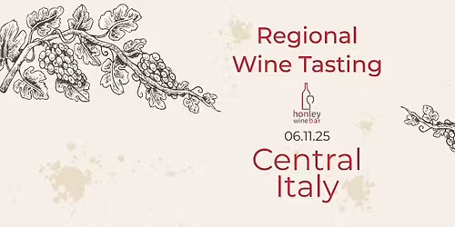Wine Tasting Event: Central Italy - SOLD OUT