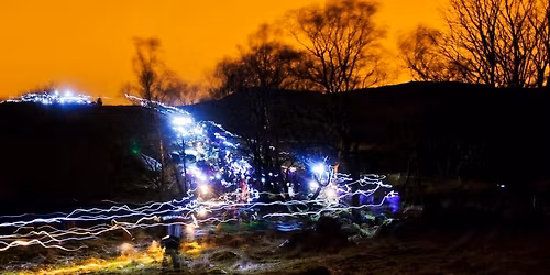 Skogsdisco med popcorn og b\u00e5l