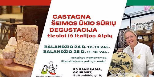 Castagna \u0161eimos \u016bkio s\u016bri\u0173 degustacija | Nemokamas renginys