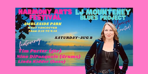 LJ Mounteney Blues Project at Harmony Arts 2026!
