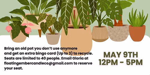 Mother\u2019s Day House Plant Bingo