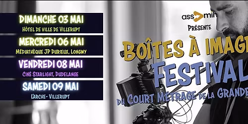 J-4\/4 - Festival du court m\u00e9trage Bo\u00eetes \u00e0 Images