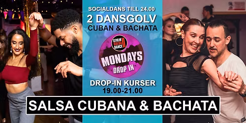 Salsa Cubana & Bachata drop-in 29 juni p\u00e5 Stockholm Salsa Dance!