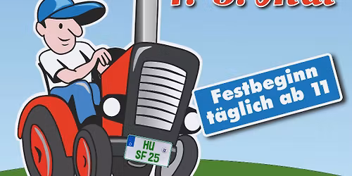 Gro\u00dfes Jubil\u00e4umsfest der Schlepperfreunde vom 1. bis 3. Mai 2026