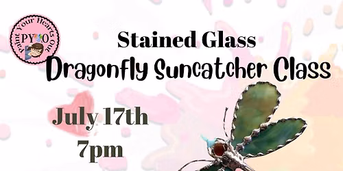 Stained Glass Dragonfly Suncatcher Class