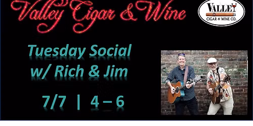 Tuesday Social @ Valley Cigar & Wine