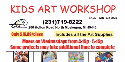 KIDS ART WORKSHOP: AFTER SCHOOL ART FALL 2025