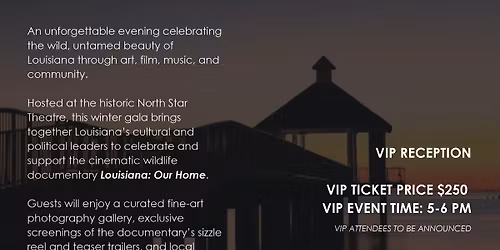 Louisiana Under the Stars: A Spring Gala & Fundraiser for Louisiana: Our Home!