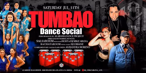TUMBAO Dance Social Ft. ALABAMA DANCE PROJECT ( 2 ROOMS )