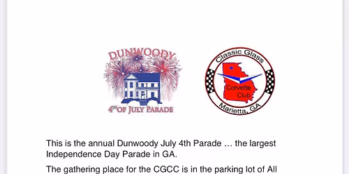 Dunwoody Fourth of July Parade