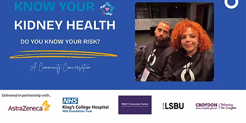 Know Your Kidney Health - A Community Event
