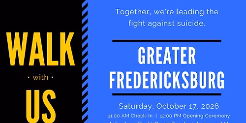 Greater Fredericksburg Out of the Darkness Walk
