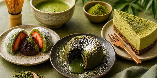 Gluten Free Matcha Madness - Sweet Treats + Zen Vibes w\/ optional Yoga B4