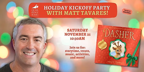 Holiday Kickoff Party with Matt Tavares!