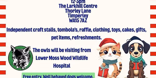 RSPCA Altrincham (Cheshire) Branch Christmas Fair
