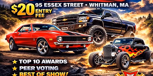 2nd Annual VFW Car Show - 95 Essex Street, Whitman, MA