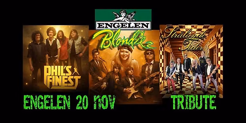 Tributefredag med Blondiez, Str\u00e5lande Tider & Phils Finest.