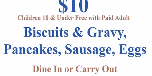 Pancake Breakfast! (Veterans Eat Free)