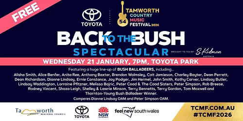 Back to the Bush Spectacular brought to you by S Kidman