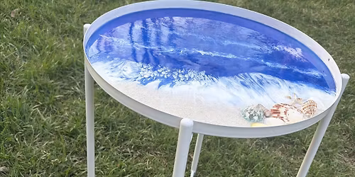 Side Table Tray Resin Workshop