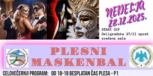 PLESNI MASKENBAL-nedelja 28.12.2025.