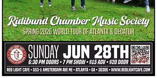 The Ridibund Chamber Music Society's Spring 2026 World Tour